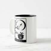 Hexenkarte Tarot Zweifarbige Tasse (Vorderseite Links)