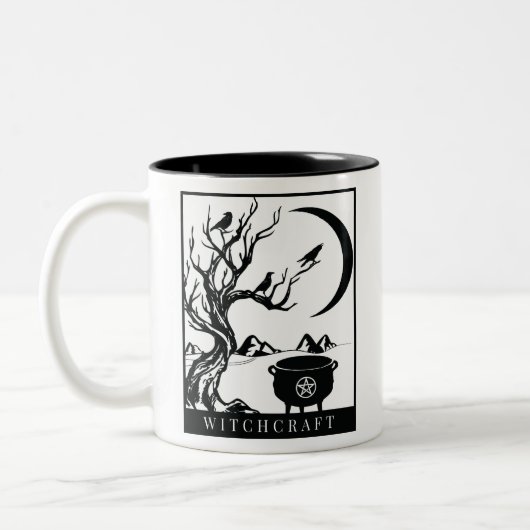 Hexenkarte Tarot Zweifarbige Tasse (Links)