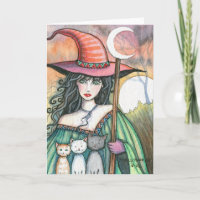 Hexenkarte und Triokarte von Molly Harrison