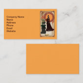 Hexenkartenkarte Visitenkarte (Vorne/Hinten)