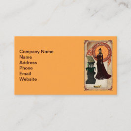 Hexenkartenkarte Visitenkarte