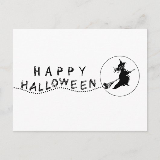 Hexenkasten Halloween Postkarte (Vorderseite)