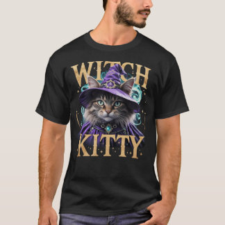 Hexenkätzchen T - Shirt: Halloween Cat Lover T-Shi T-Shirt