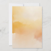 Hexenkatze Autumn Pumpkin Halloween Einladung (Rückseite)