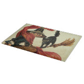 Hexenkatze Broom Schneidebrett (Ecke)