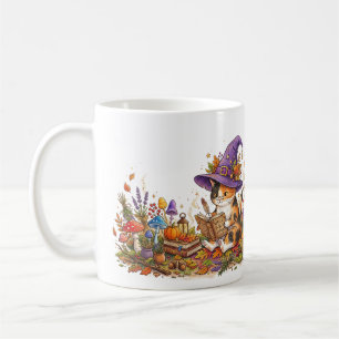 Hexenkatze Calico entschlüsselt Zauber - Magischer Kaffeetasse