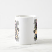 Hexenkatze Halloween Dunkle Gothic Kaffeetasse (Mittel)