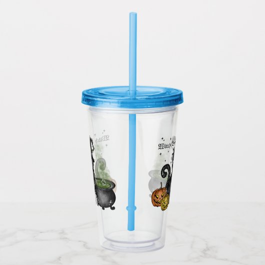 Hexenkatze | Hexe Vibes Acryltrinkbecher (Rechts)