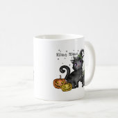 Hexenkatze | Hexe Vibes Kaffeetasse (VorderseiteRechts)