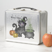 Hexenkatze | Hexe Vibes Metall Brotdose (Beispiel)