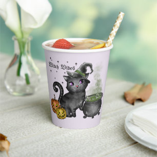 Hexenkatze Hexe Vibes Pappbecher