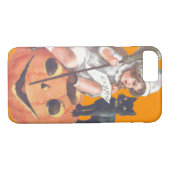 Hexenkatze Kürbislaterne Pumpkin Case-Mate iPhone Hülle (Rückseite (Horizontal))