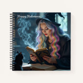 Hexenkatze Notizblock (Vorderseite)