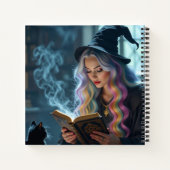 Hexenkatze Notizblock (Rückseite)