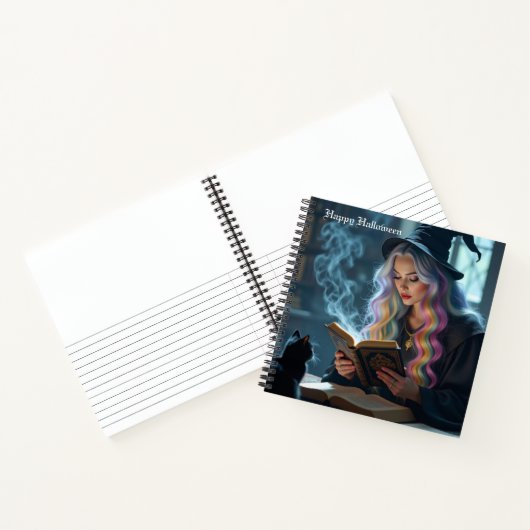 Hexenkatze Notizblock (Innenseite)