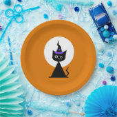 Hexenkatze Pappteller (Party)