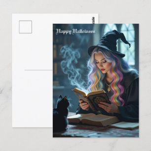 Hexenkatze Postkarte