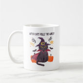 Hexenkatze regieren die Welt Kaffeetasse (Links)