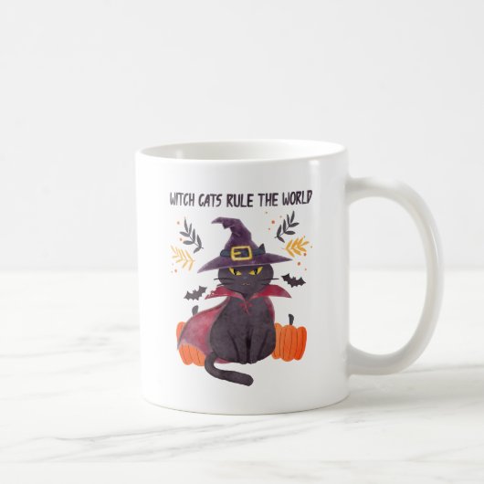 Hexenkatze regieren die Welt Kaffeetasse (Rechts)