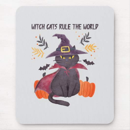 Hexenkatze regieren die Welt Mousepad (Vorne)