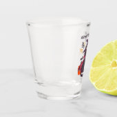 Hexenkatze regieren die Welt Schnapsglas (Links)