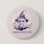 Hexenkatze verzaubern button (Vorderseite)