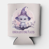 Hexenkatze verzaubern dosenkühler (Vorderseite)