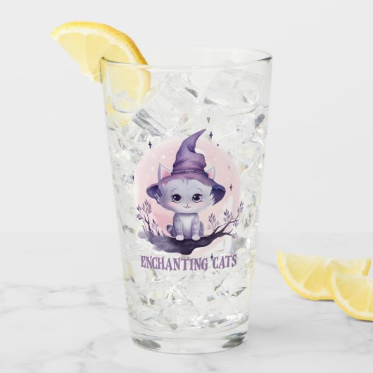 Hexenkatze verzaubern glas (Vorderseite Ice)