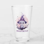 Hexenkatze verzaubern glas (Vorderseite)