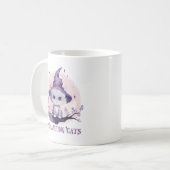 Hexenkatze verzaubern kaffeetasse (Vorderseite Links)