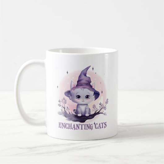 Hexenkatze verzaubern kaffeetasse (Links)