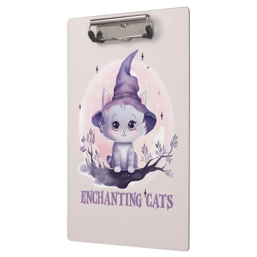 Hexenkatze verzaubern klemmbrett (Links)