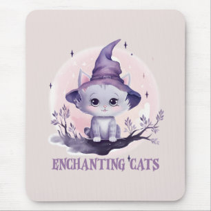 Hexenkatze verzaubern mousepad