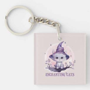 Hexenkatze verzaubern schlüsselanhänger