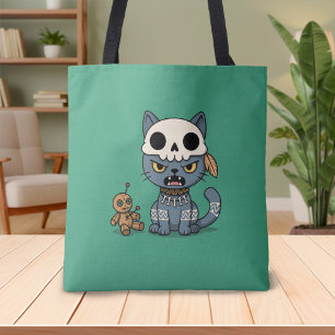 Hexenkatze Voodoo-Puppe Grün Tasche