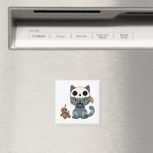 Hexenkatze Voodoo-Puppe Magnet (In Situ (Geschirrspüler))