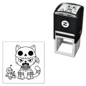 Hexenkatze Voodoo-Puppe Permastempel (Beispiel)