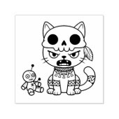 Hexenkatze Voodoo-Puppe Permastempel (Design)