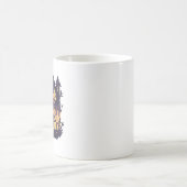 Hexenkatze zu Halloween Kaffeetasse (Mittel)