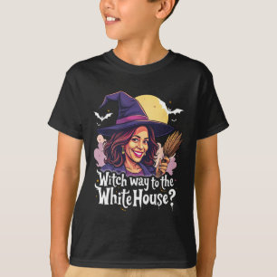 Hexenkatze zur Katze im Weißen Haus Lady Kamala gl T-Shirt