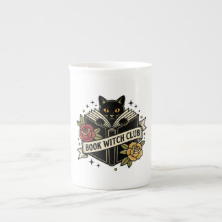Hexenkatzen-Club Katzen-Logo Porzellantasse