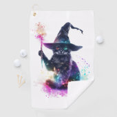 Hexenkatzen-Magie Golfhandtuch (Insitu)