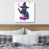 Hexenkatzen-Magie Leinwanddruck (Insitu (Schlafzimmer))