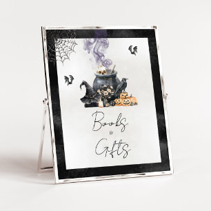 Hexenkessel Braut Bücher und Geschenke Schild