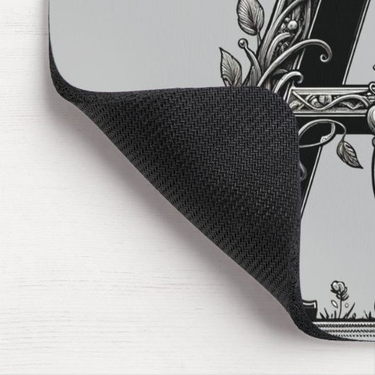 Hexenkessel Cauldron Hexchy Letter A Custom Initia Mousepad (Ecke)