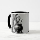 Hexenkessel Cauldron Hexchy Letter A Custom Initia Tasse (Vorderseite Links)
