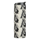 Hexenkessel Cauldron Hexchy Letter A Custom Initia Thermosbecher (Nach links gedreht)