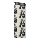 Hexenkessel Cauldron Hexchy Letter A Custom Initia Thermosbecher (Nach rechts gedreht)