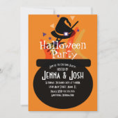 Hexenkessel Cauldron Spooky Halloween Party Einladung (Vorderseite)