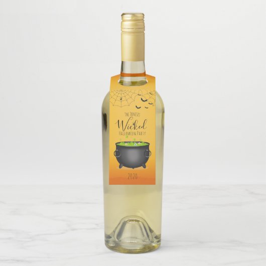 Hexenkessel Flaschenanhänger (Auf Flasche)